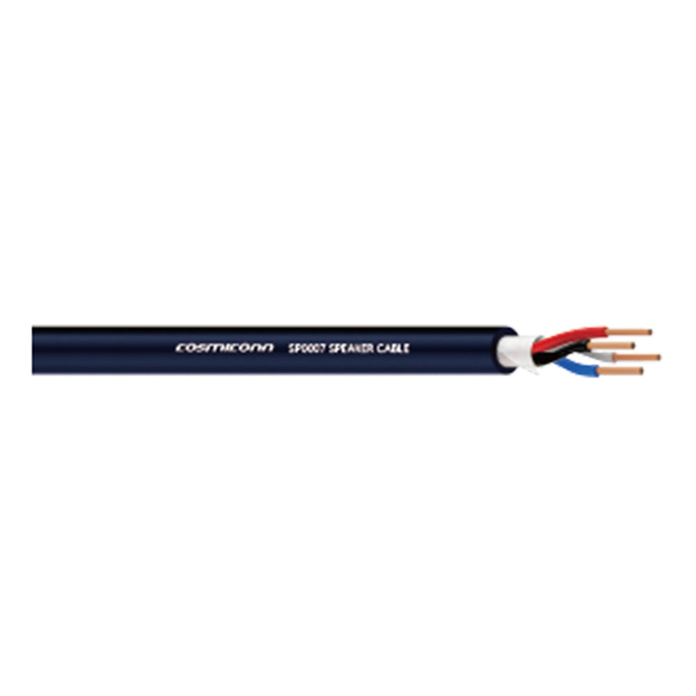 Bobina de 100 metros de cable para Altavoz de 4 conductores finos libre de oxigeno calibre 13 AWG