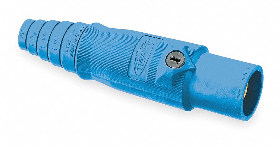 CONECTOR CAMLOCK 300-400A MACHO AZUL