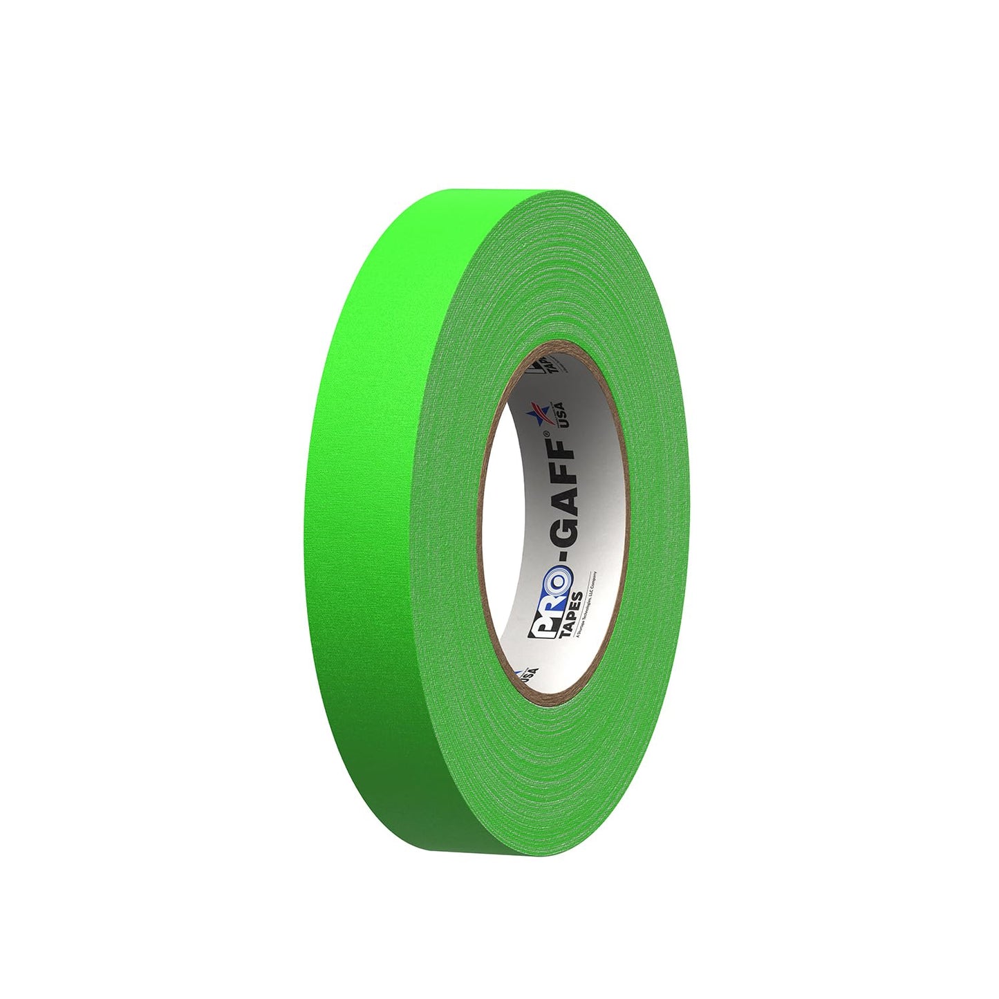 CINTA GAFFER, 1" X 46 MTS DE LARGO, FLUORESCENTE, VERDE