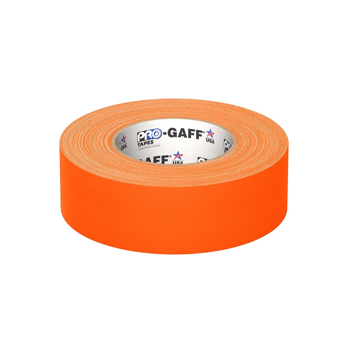 CINTA DE MARCAJE (GAFFER) PRO GAFF NARANJA FLUORESCENTE, 2" X 55 YD, 11 MILS DE ESPESOR