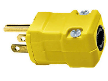 CONECTOR RECTO LÍNEA MACHO 125V 15A 2P 3H 5-15R EDISON MONTAJE