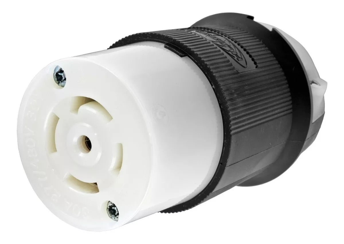 CONECTOR TWIST-LOCK LÍNEA HEMBRA 30A 250V L15-30R