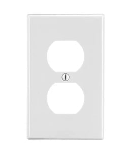 PLACA PARED 1-G 1 DUPLEX BLANCO