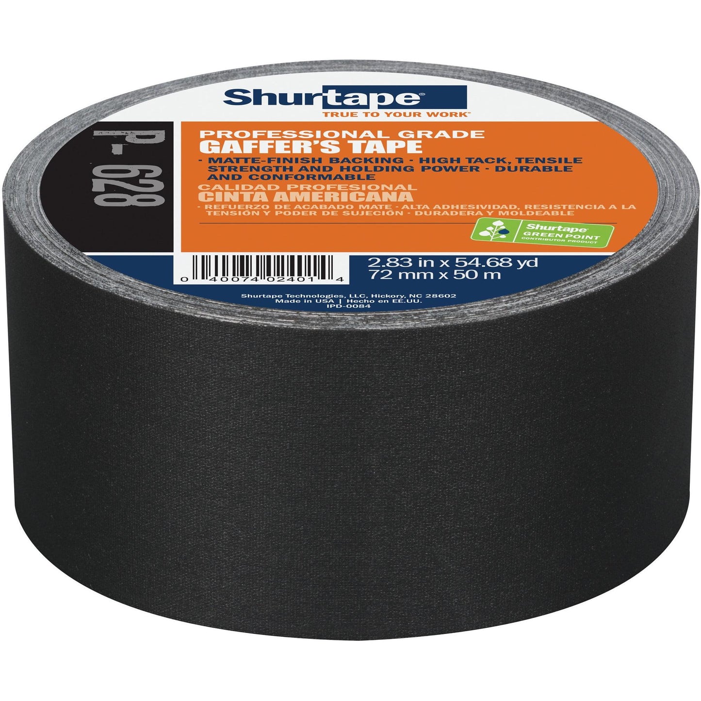 CINTA DUCTO, 3" X 50 MTS DE LARGO, NEGRO