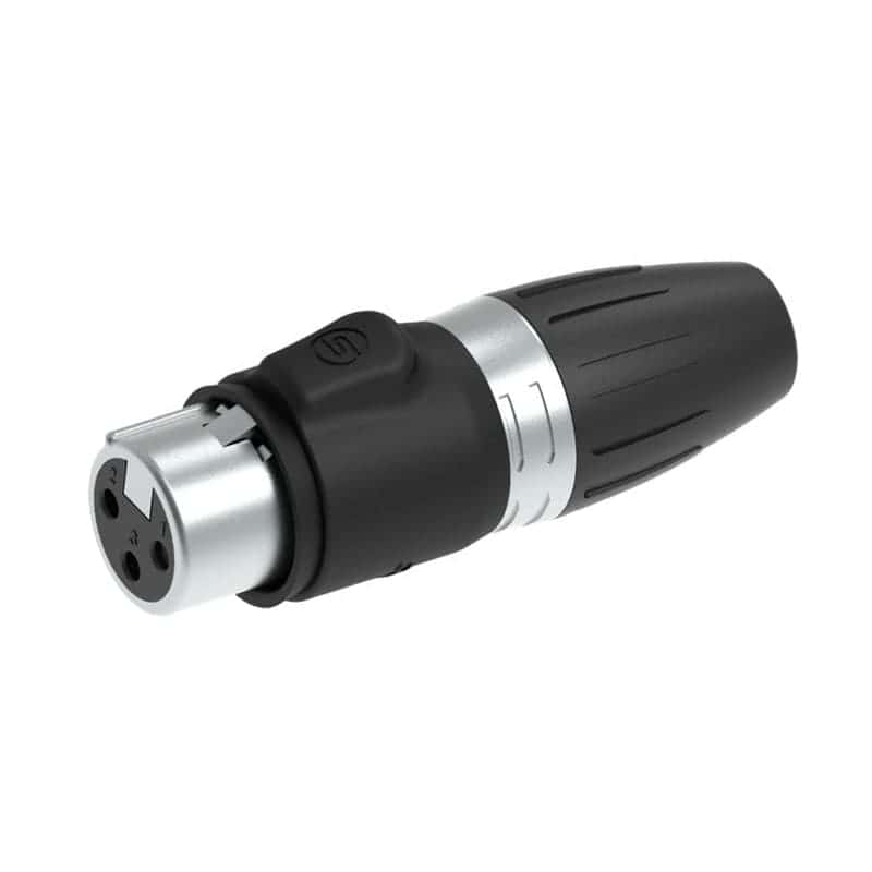 CONECTOR XLR HEMBRA EXTERIOR SIN ANILLO