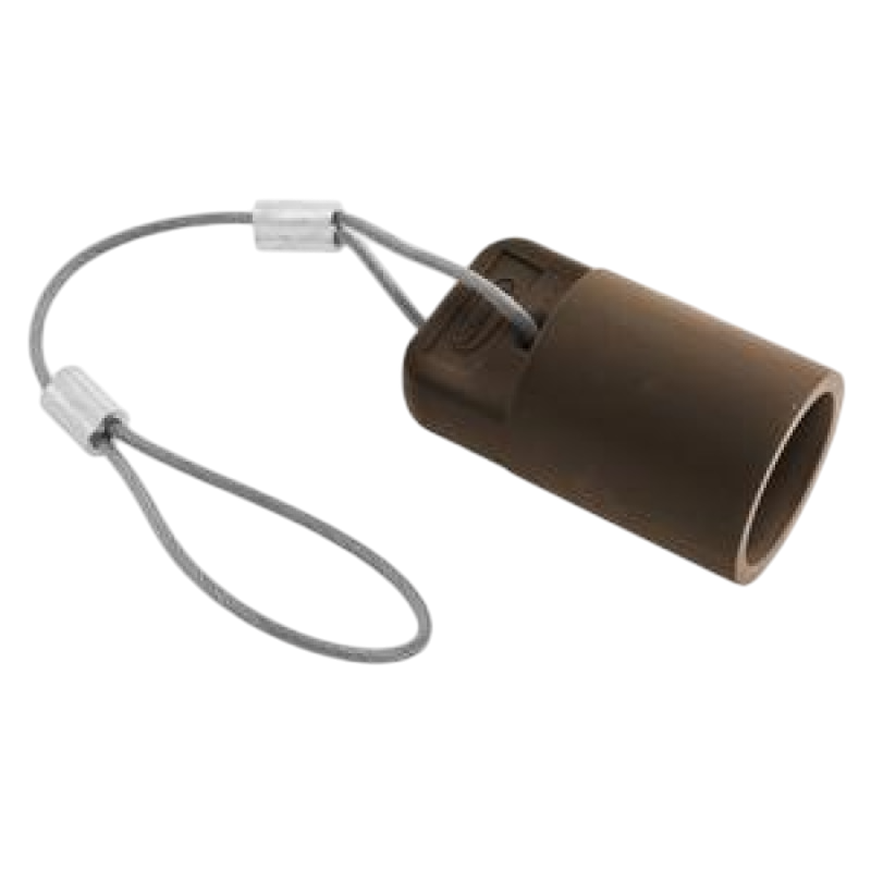 CONECTOR CAMLOCK 300-400A EN LINEA SINGLE POLE, FEMALE CAP, BROWN, MTO