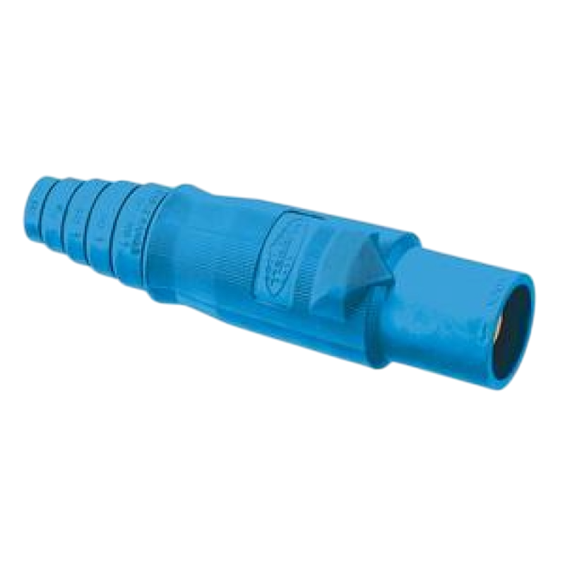 CONECTOR CAMLOCK 300-400A EN LINEA SINGLE POLE REPLACEMENT BODY MALE EN COLOR AZUL, MTO