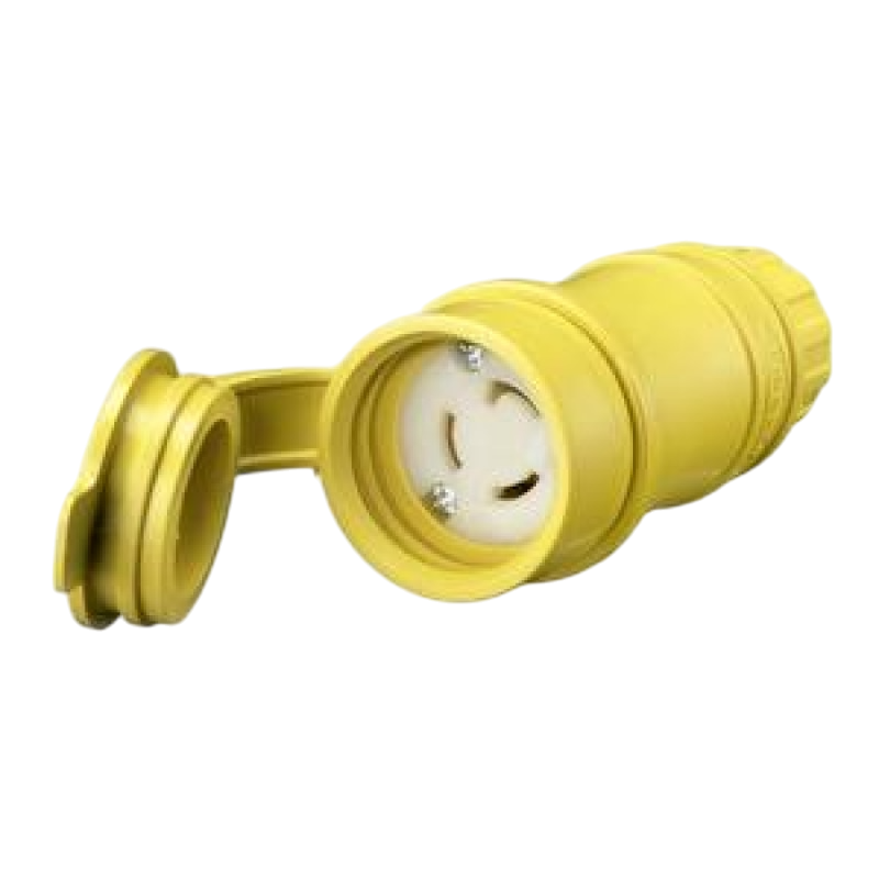 CONECTOR TWIST-LOCK LINEA, HEMBRA, 125V, 15A, 2P, 3H, L5-15R, MTO