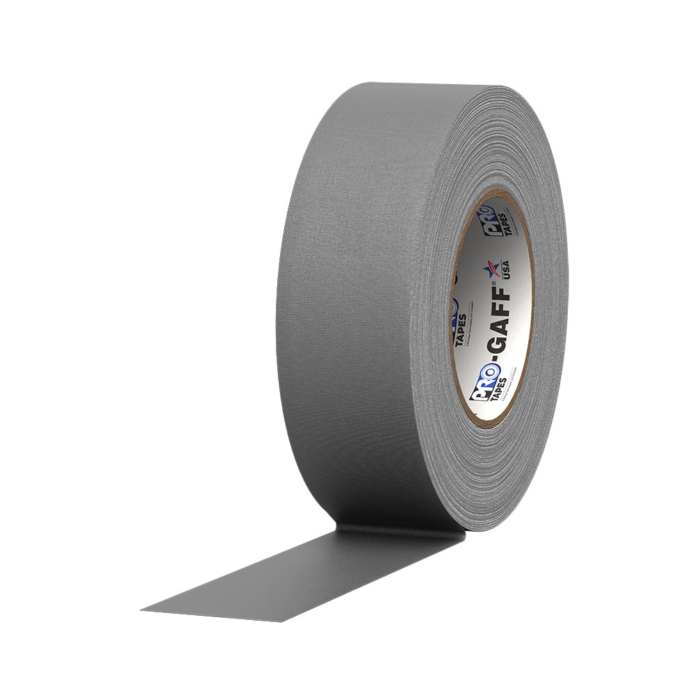 CINTA DE MARCAJE (GAFFER). PRO GAFF GREY. DE 2INCH X 55 YD. DE 11 MILS DE ESPESOR.