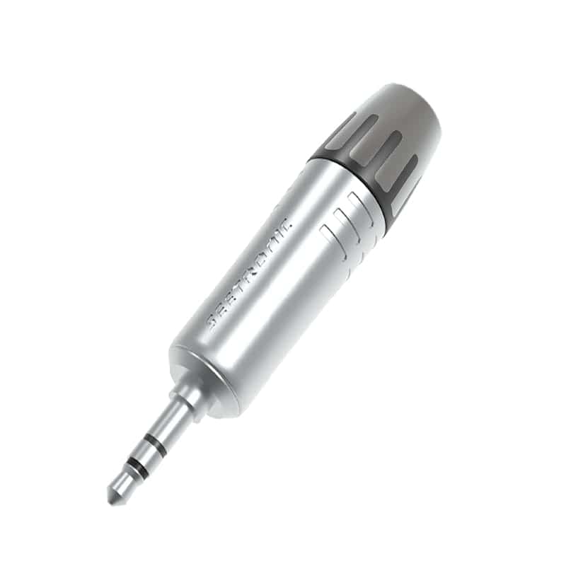 PLUG DE AUDIO 3.5MM NÍQUEL CARCASA Y CONTACTOS