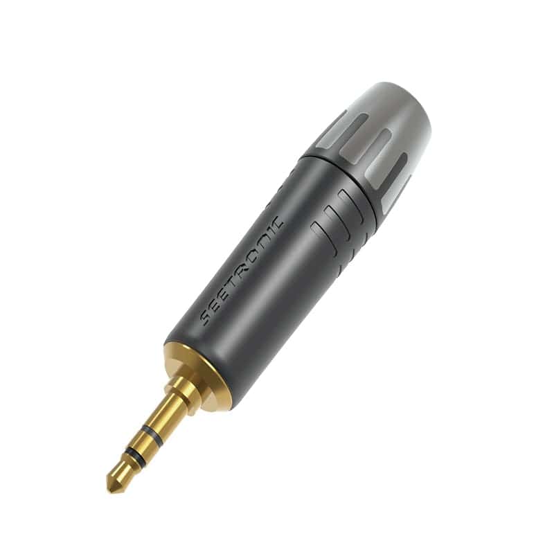 PLUG ESTÉREO 3.5MM CARCASA BAÑADA CONTACTOS DORADOS