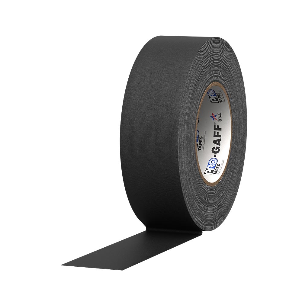 CINTA DE MARCAJE (GAFFER). PRO GAFF BLACK. DE 2INCH X 55 YD. DE 11 MILS DE ESPESOR.