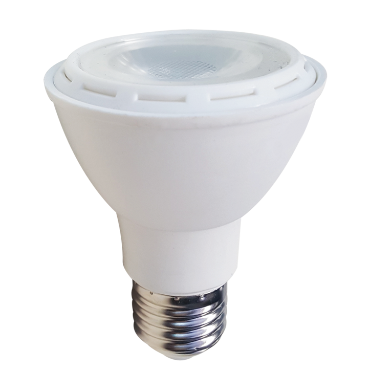 led par20, 8w, 85-265v, base e27, cool white, 40°, ledpar20-e