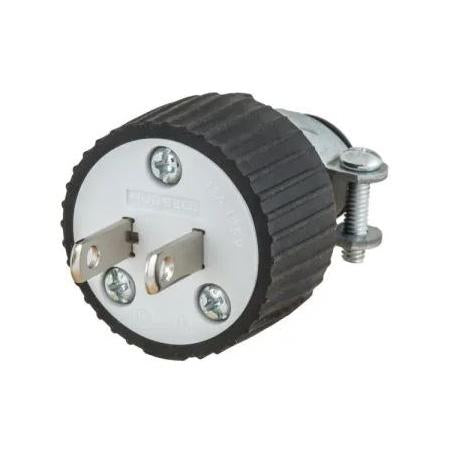 clavija polarizada 15a 125v blanca