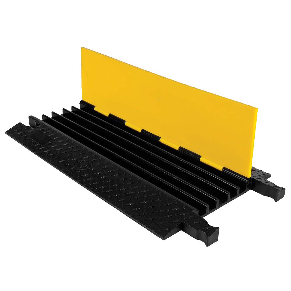 protector de cable 5 canales, 15 toneladas resistencia, yellow jacket, conector dog bone