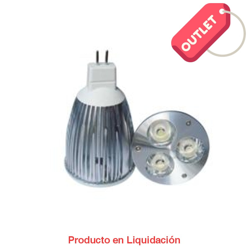 led mr16, 6w, 12v, base gu5.3, white, 30°, led707gu5.3 - descontinuado – mto