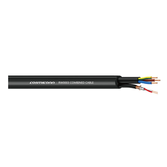 Bobina de cable de 100 metros AES/EBU DMX+ cable de control 2X25AWG/3X13AWG