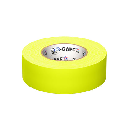 CINTA DE MARCAJE (GAFFER) PRO GAFF AMARILLO FLUORESCENTE, 2" X 55 YD, 11 MILS DE ESPESOR