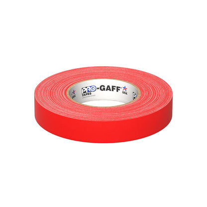 CINTA GAFFER, 1" X 55 MTS DE LARGO, ROJO