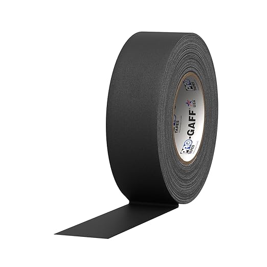 CINTA DE MARCAJE (GAFFER). PRO GAFF BLACK. DE 2INCH X 55 YD. DE 11 MILS DE ESPESOR