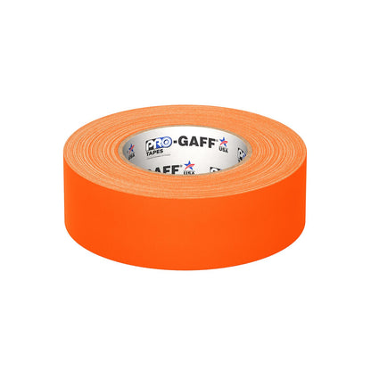 CINTA DE MARCAJE (GAFFER) PRO GAFF NARANJA FLUORESCENTE, 2" X 55 YD, 11 MILS DE ESPESOR