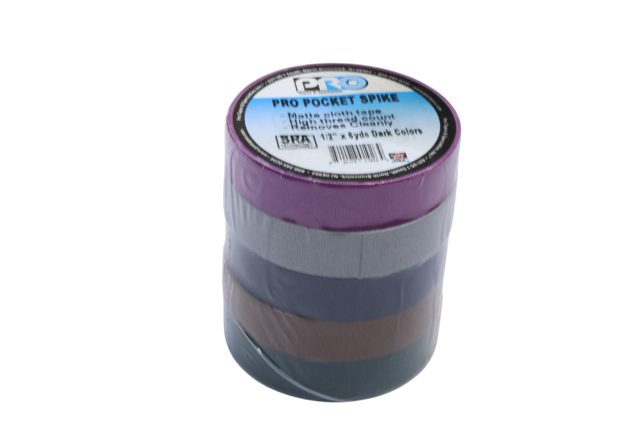 CINTA GAFFER, 1/2" X 5.5 MTS DE LARGO