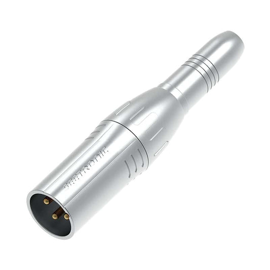 METAL ADAPTER 3PIN XLR MALE 6.35 FEMALE CONNECTOR