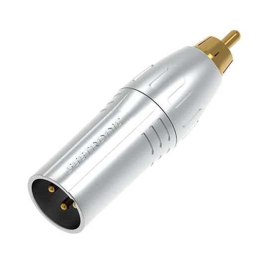 CONECTOR XLR 3 PINES MACHO - RCA ENCHUFE