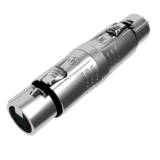 CONECTOR XLR 5 PINES HEMBRA - XLR HEMBRA 3 PINES