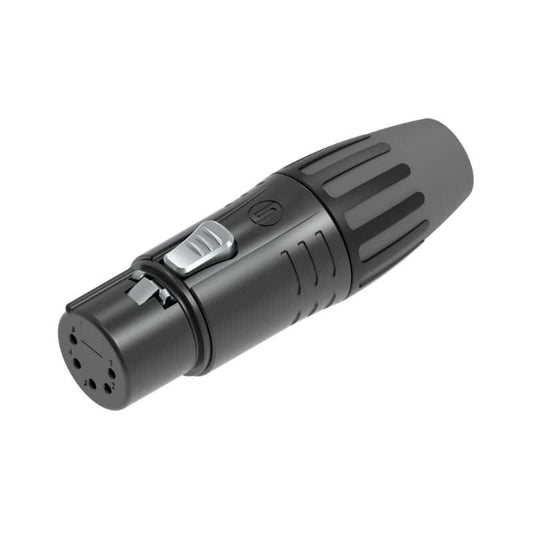 INDOOR 5 PIN FEMALE XLR CABLE CONNECTOR