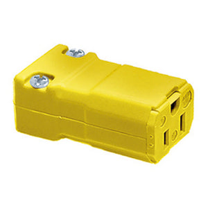 CONECTOR VALISE, 15A 125V, 5-15R, YL