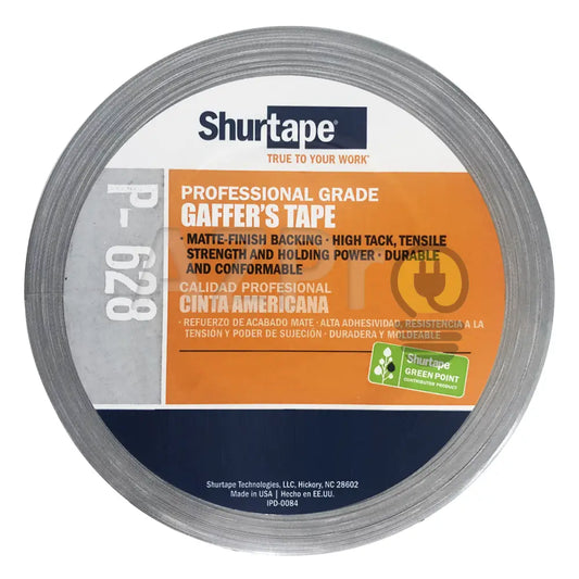 CINTA GAFFER, 2" X 50 MTS DE LARGO, GRIS