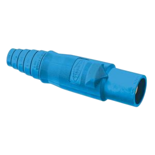 CONECTOR CAMLOCK 300-400A EN LINEA SINGLE POLE REPLACEMENT BODY MALE EN COLOR AZUL, MTO