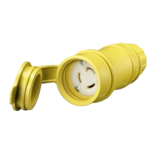 CONECTOR TWIST-LOCK LINEA, HEMBRA, 125V, 15A, 2P, 3H, L5-15R, MTO