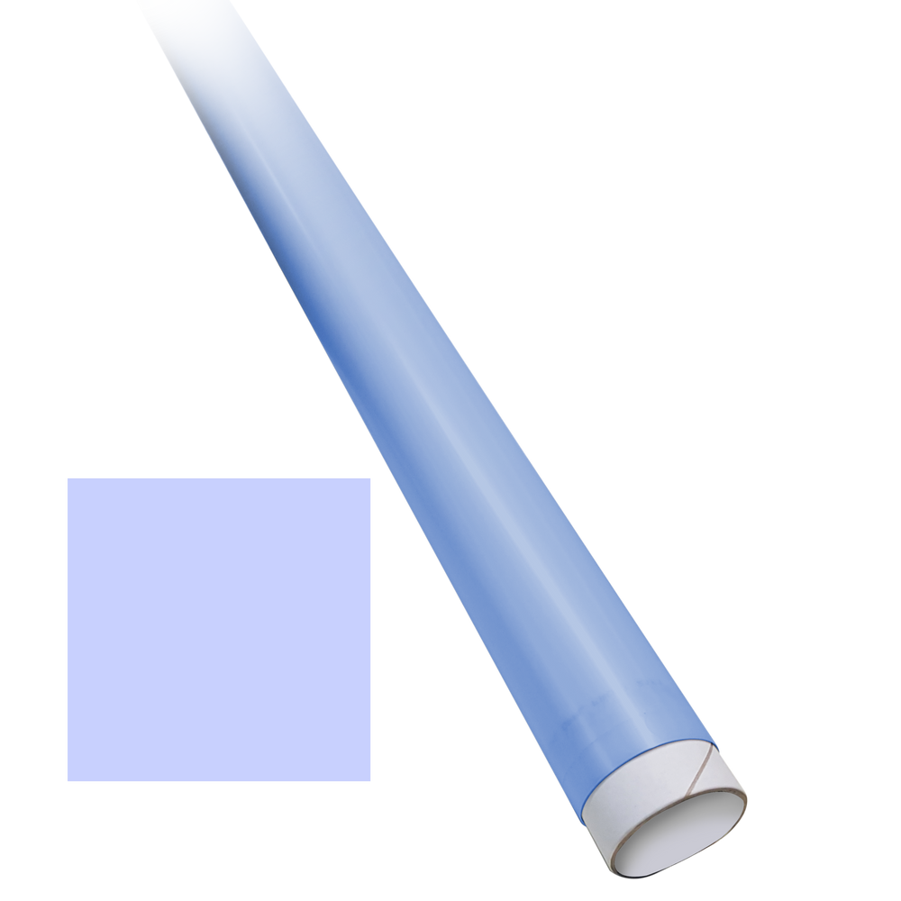 rollo de filtro de 1.22 x 7.62 mts. color half blue (1/2 ctb)