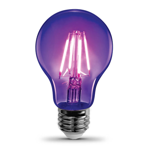 led bulb, a19, 7w, tr blacklight blue led