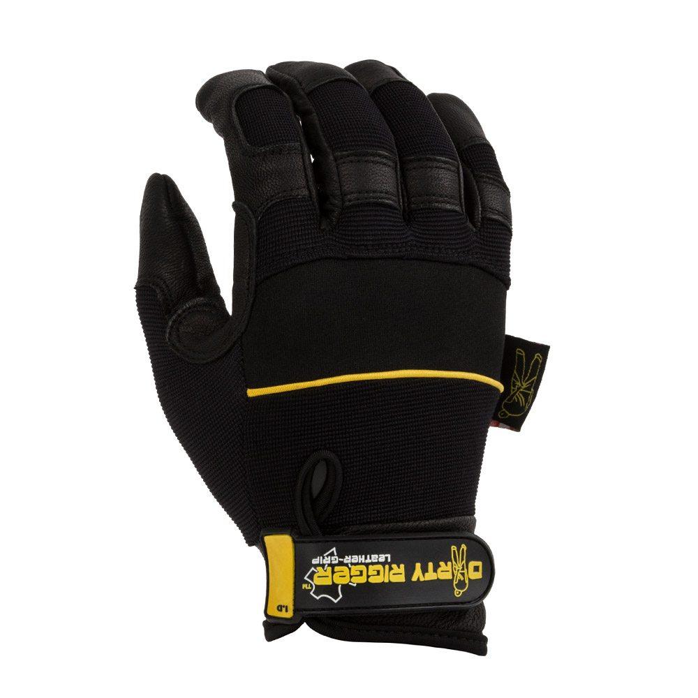 guantes leather grip gloves