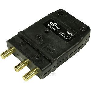 conector stagepin de 60 amp macho para cable 6210