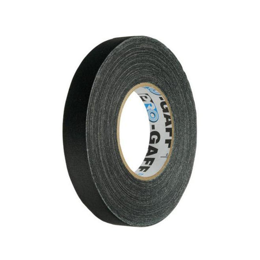 cinta gaffer, 1" x 55 mts de largo, negro