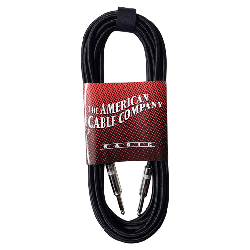 cable de instrumento, forro textil, plug 6.3 a plug 6.3, 6mt-20 pies