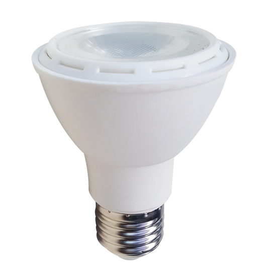 led par20, 8w, 85-265v, base e27, cool white, 40°, ledpar20-e