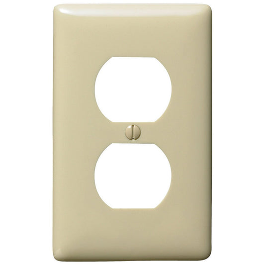 placa de pared nylon, para receptaculo doble