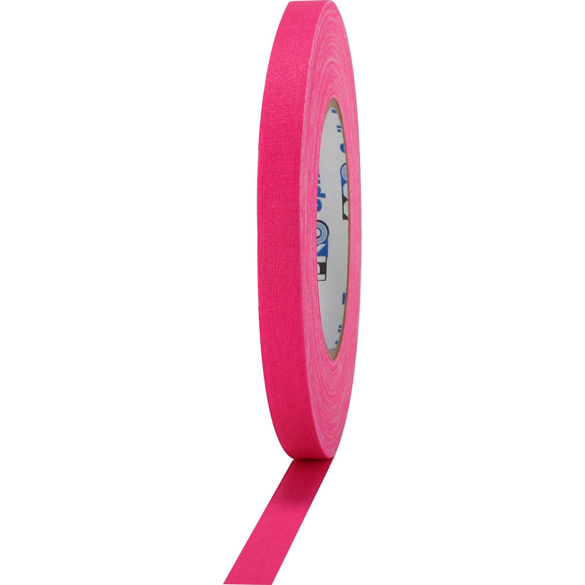 Cinta gafer tesa color rosa fluorescente de 5 cm de ancho y 25m de largo