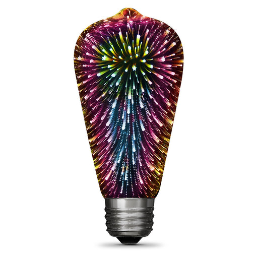 led bulb, st19 color prism