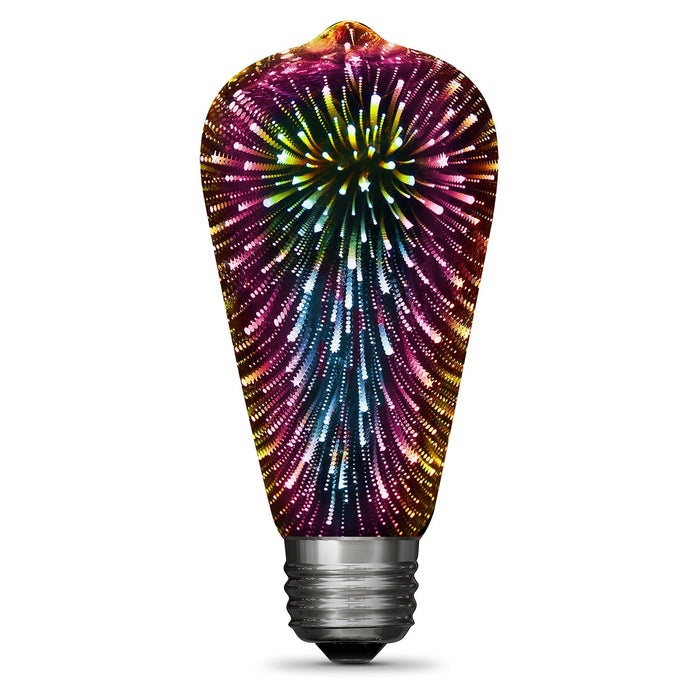 led bulb, st19 color prism