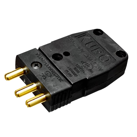 conector stagepin de 20 amp macho para cable 2210