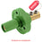 conector camlock 150a panel mount chasis double set female green