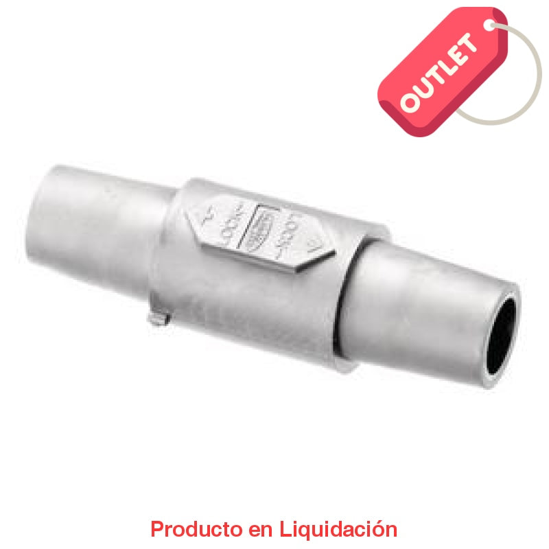 conector camlock 300-400a dbl female (fem-fem) white