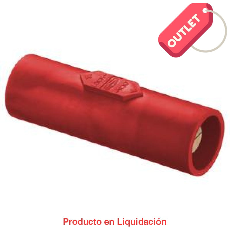 conector camlock 300-400a dbl male (male-male) red