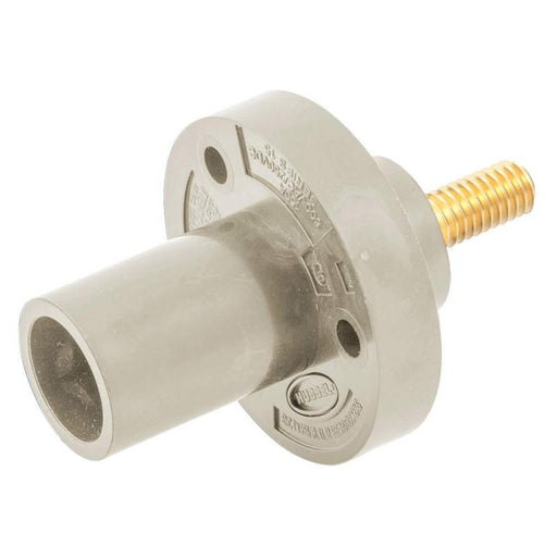 conector camlock 150a panel mount chasis tornillo male white